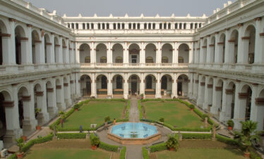 Indian Museum Courtyard Kolkata India