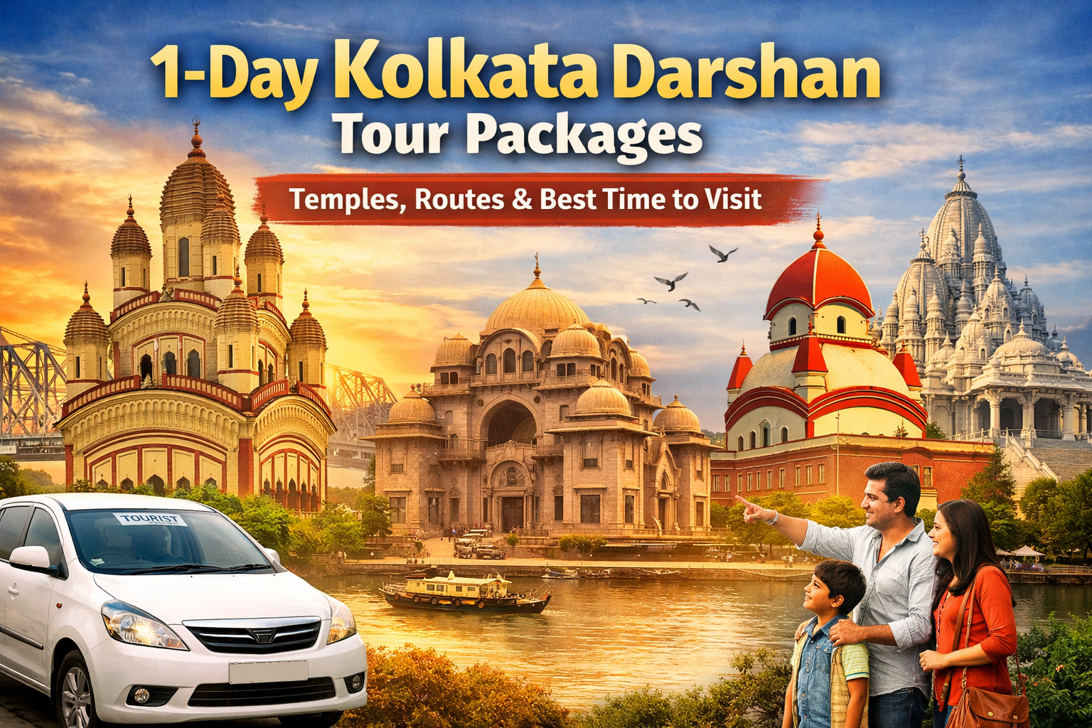 1-Day Kolkata Darshan Tour Packages