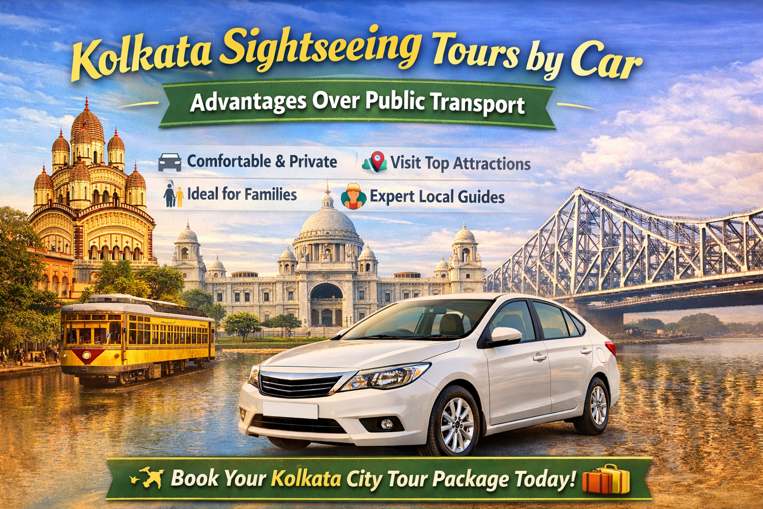 Kolkata Sightseeing Tours by Car