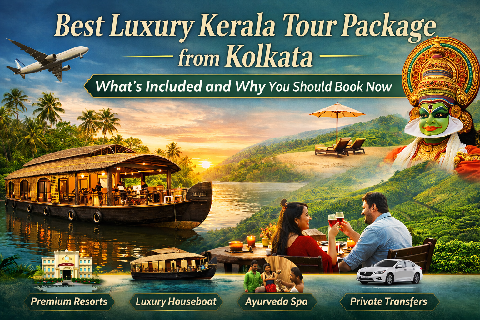 Best Luxury Kerala Tour Package from Kolkata