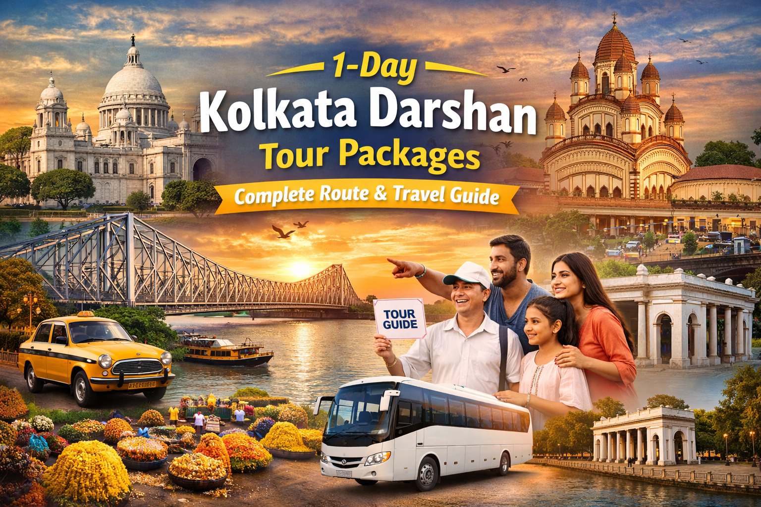1-Day Kolkata Darshan Tour Packages