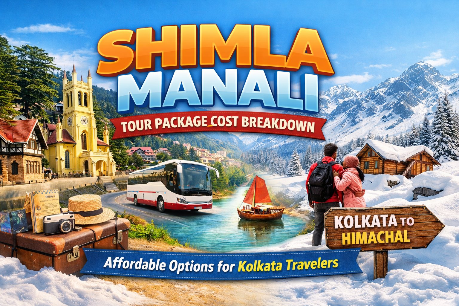 Shimla Manali Tour Package Cost Breakdown: Affordable Options for Kolkata Travelers