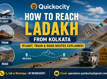 Kolkata to Ladakh Tour Package