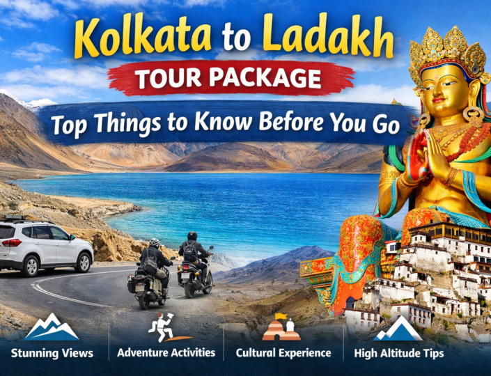 Kolkata to Ladakh Tour Package