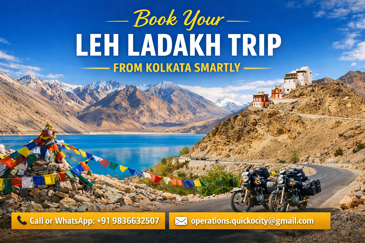 Leh Ladakh Group Package Tour from Kolkata