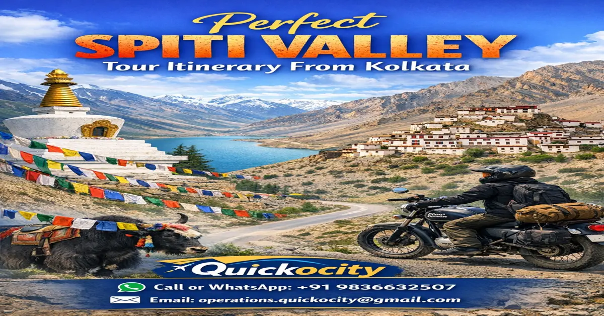 Perfect Spiti Valley Tour Itinerary from Kolkata