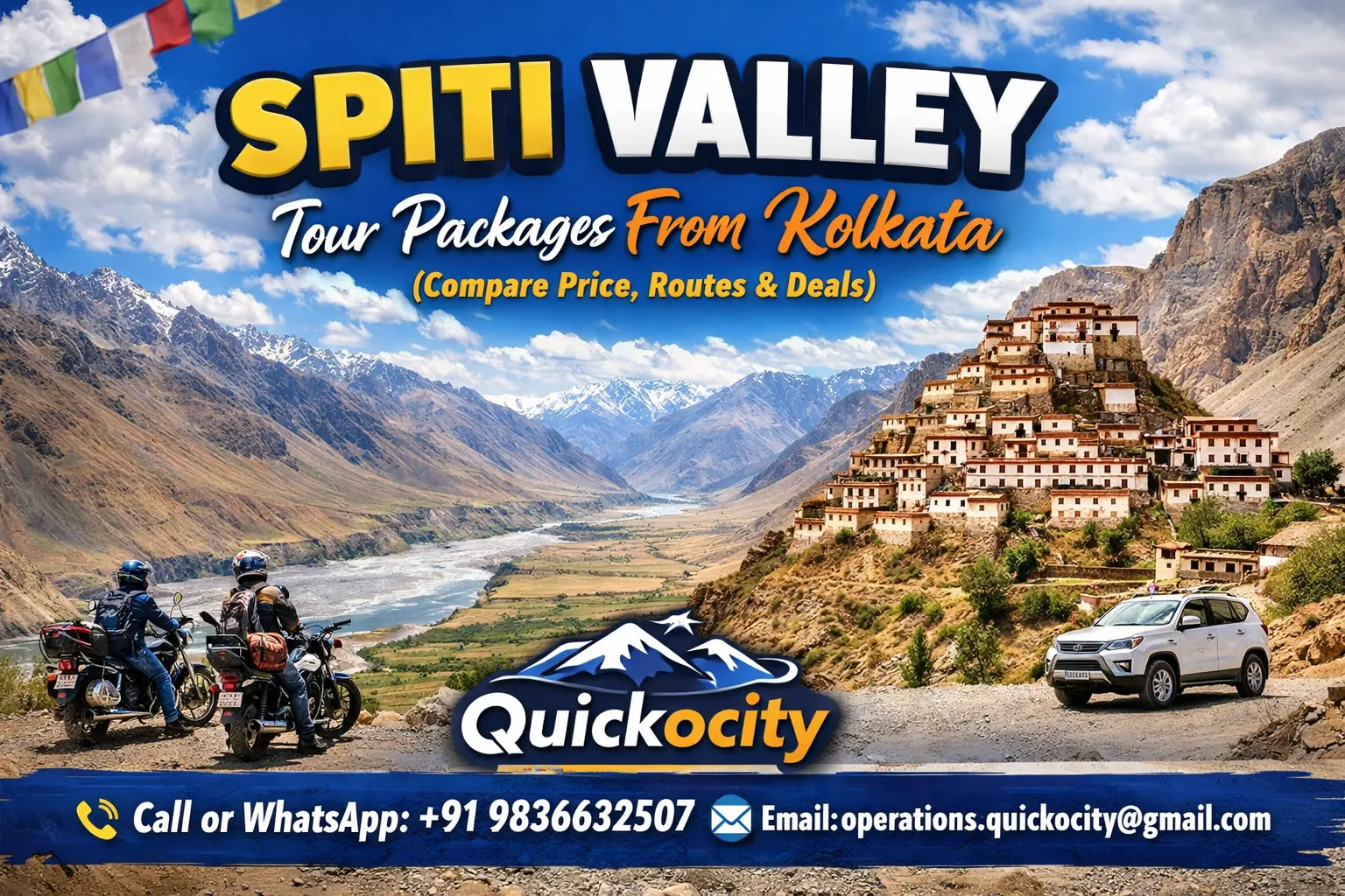 Spiti Valley Tour Packages From Kolkata