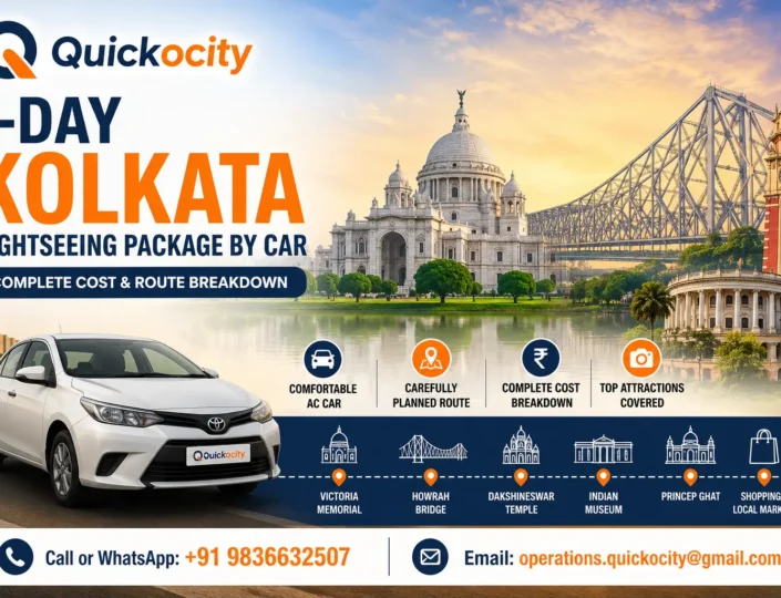 1-Day Kolkata Sightseeing Package by Car