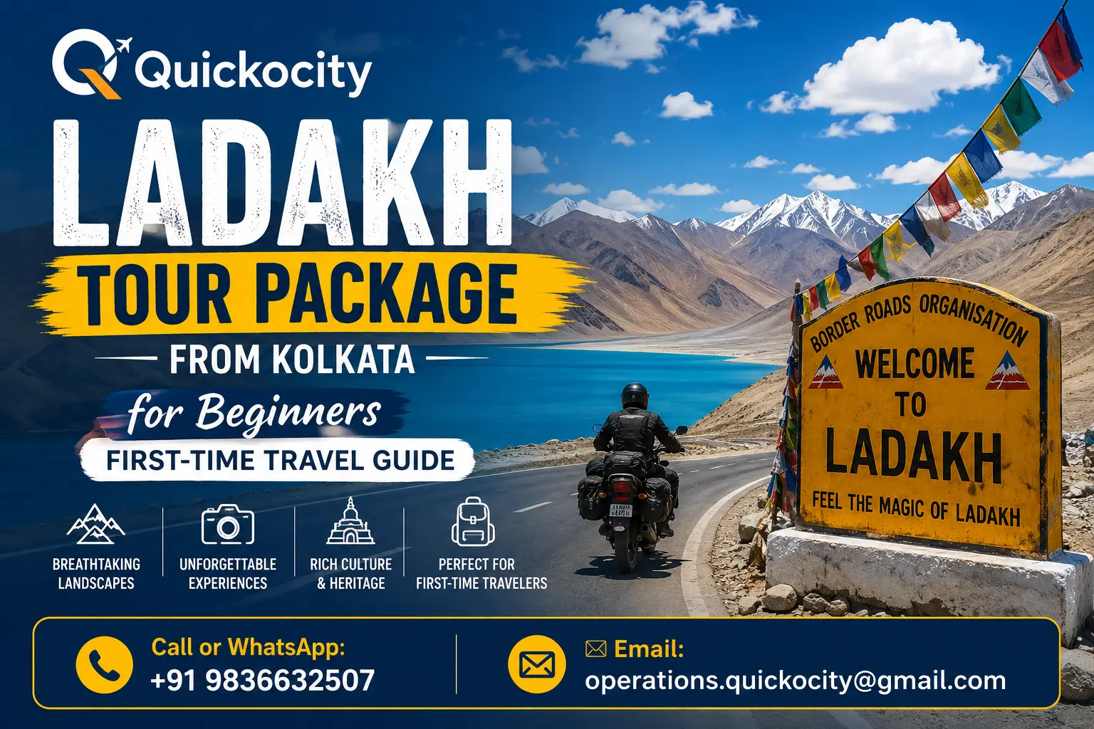 Ladakh Tour Package from Kolkata