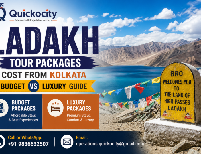 Ladakh Tour Packages Cost from Kolkata