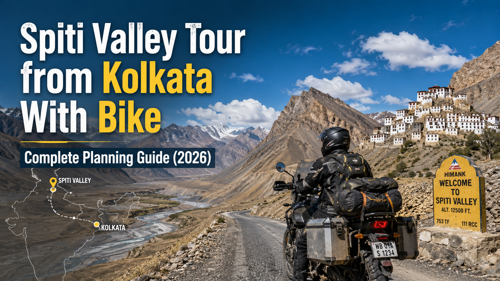 Spiti Valley Tour from Kolkata