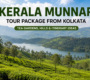 Kerala Munnar tour package from Kolkata