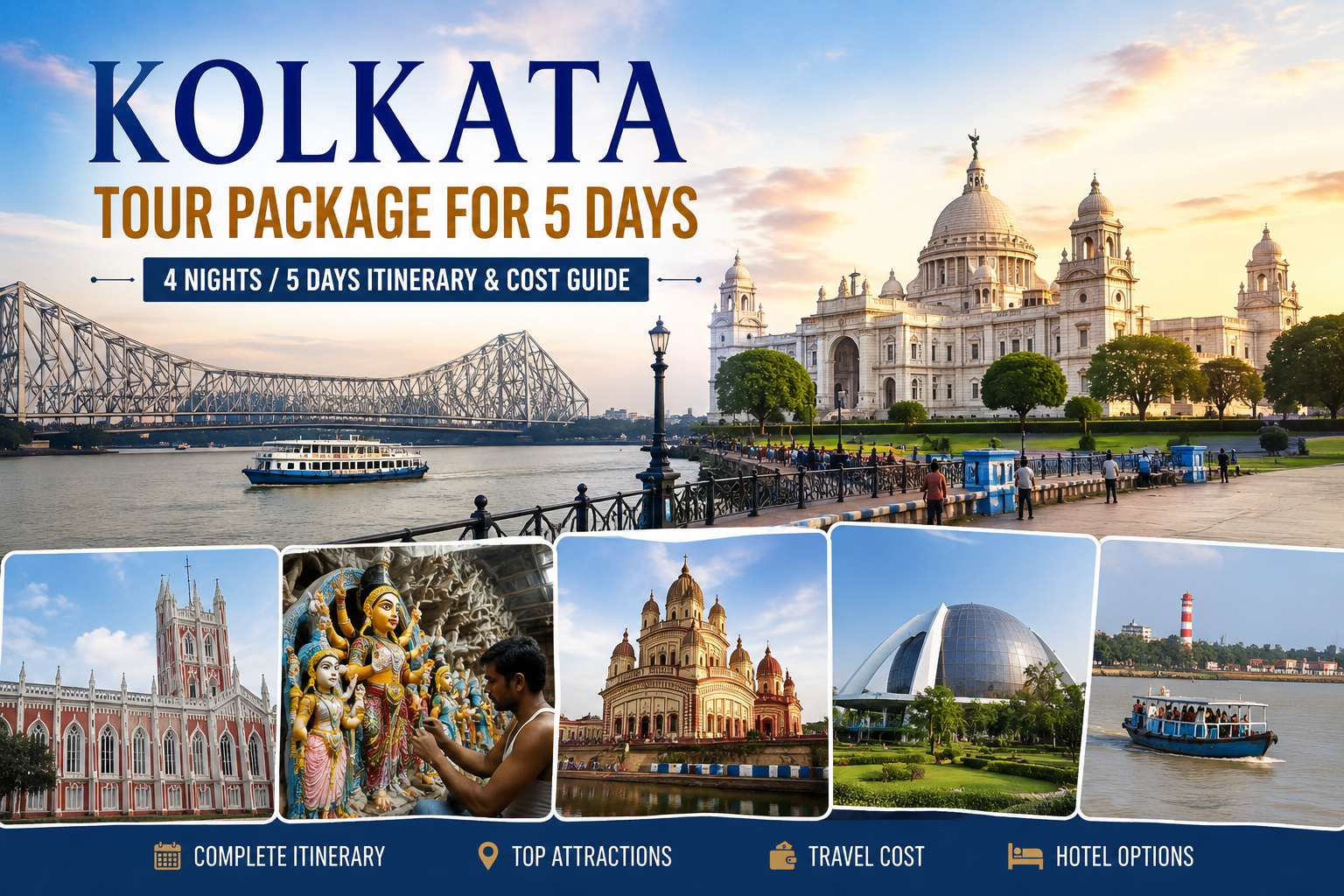 Kolkata tour package for 5 days
